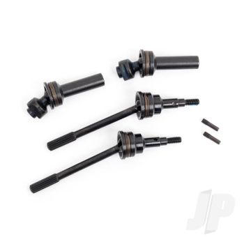 Traxxas Driveshafts, Front, Extreme Heavy Duty, Steel-Spline Constant-Velocity With 6Mm Stub Axles (Complete Assembly) (2) (For Use With #9080 Upgrade Kit) (TRX9051R)