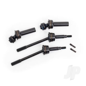 Traxxas Driveshafts, Rear, Extreme Heavy Duty, Steel-Spline Constant-Velocity With 6Mm Stub Axles (Complete Assembly) (2) (For Use With #9080 Upgrade Kit) (TRX9052R)