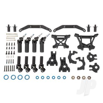 Traxxas Outer Driveline & Suspension Upgrade Kit, Extreme Heavy Duty, Black (TRX9080)