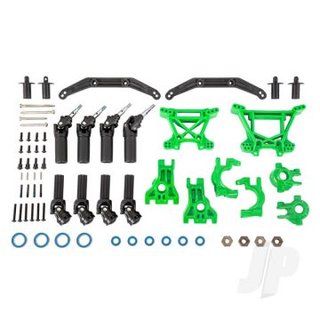 Traxxas Outer Driveline & Suspension Upgrade Kit, Extreme Heavy Duty, Green (TRX9080G)