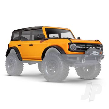Traxxas Body, Ford Bronco (2021), Complete, Orange (Painted) (Includes Grille, Side Mirrors, Door Handles, Fender Flares, Windshield Wipers, Spare Tyre Mount, & Clipless Mounting) (Requires #8080X Inner Fenders) (TRX9211X)