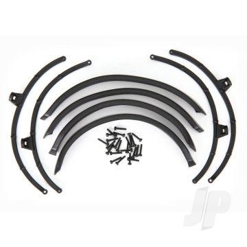 Traxxas Fender Flares, Front & Rear (2 Each)/ Flare Mounts (4)/ 2X8 Cs (24) (Fits #9211 Body) (TRX9227)