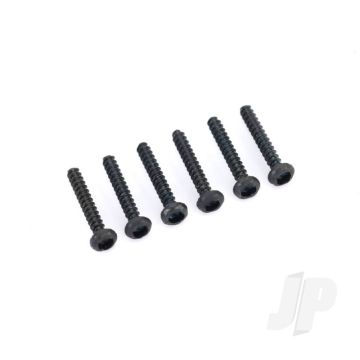 Traxxas Screws, 1.6X10Mm Button-Head, Self-Tapping (Hex Drive) (6) (TRX9236)