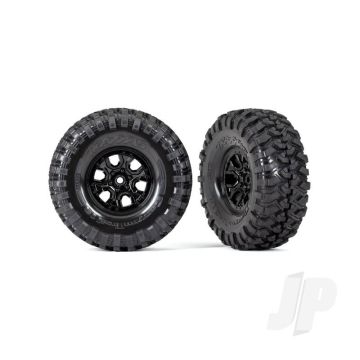 Traxxas Tyres And Wheels, Assembled, Glued (Trx-4 2021 Bronco 1.9' Wheels, Canyon Trail 4.6X1.9' Tyres) (2) (TRX9272)