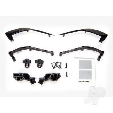 Traxxas Mirrors, Side (Left & Right)/ Mounts (Left & Right)/ Trim, Side (Left & Right)/ Trim Mounts (Left & Right)/ 2.6X8Mm Bcs (2)/ 1.6X7Mm Bcs (8) (TRX9317)