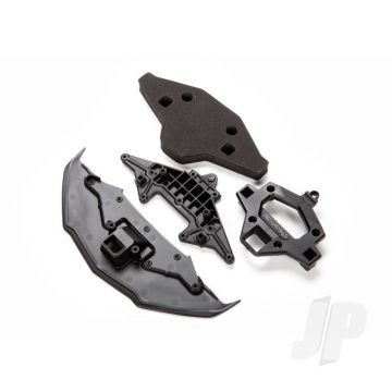 Traxxas Bumper, Front/ Bumper Mount/ Splitter/ Bumper Foam (TRX9320)