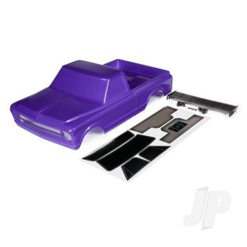 Traxxas Body, Chevrolet C10 (Purple) (Includes Wing & Decals) (TRX9411P)
