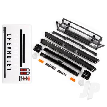 Traxxas Body Accessories, Chevrolet C10, Black (Includes Grille (Upper & Lower), Headlight Housings (Left & Right), Bumpers (Front & Rear), Mounting Retainers And Hardware) (TRX9415)