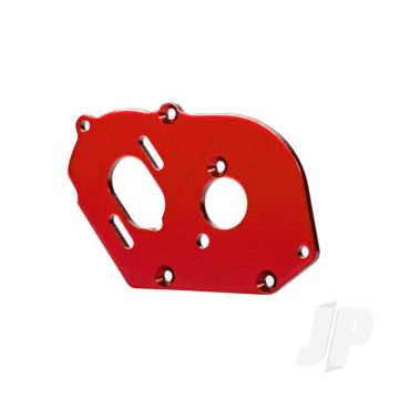 Traxxas Plate, Motor, 6061-T6 Aluminium (Red-Anodised) (4Mm Thick)/ 3X10Mm Cs With Split And Flat Washer (2) (TRX9490R)