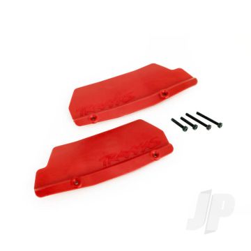 Traxxas Mud Guards, Rear, Red (Left And Right) / 3X15 Ccs (2) (TRX9519R)