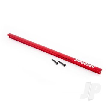 Traxxas Chassis Brace (T-Bar), 6061-T6 Aluminium (Red-Anodised) / 3X16 Ss (2) (Fits Sledge) (TRX9523R)