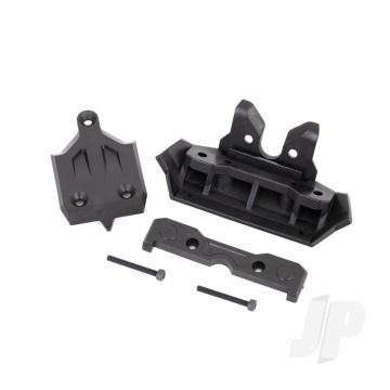 Traxxas Bumper, Front / Skidplate, Front / Tie Bar Mount, Front / 3X25 Cs (2) (TRX9535)
