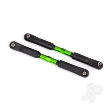 Traxxas Toe Links, Sledge (Tubes Green-Anodised, 7075-T6 Aluminium, Stronger Than Titanium) (120Mm) (2)/ Rod Ends, Assembled With Steel Hollow Balls (4)/ Aluminium Wrench, 8Mm (1) (TRX9549G)