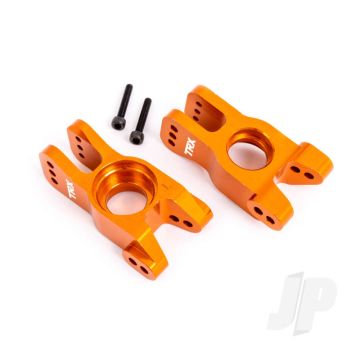 Traxxas Carriers, Stub Axle, 6061-T6 Aluminium (Orange-Anodised) (Left And Right) (TRX9552T)
