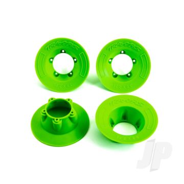 Traxxas Wheel Covers, Green (4) (Fits #9572 Wheels) (TRX9569G)