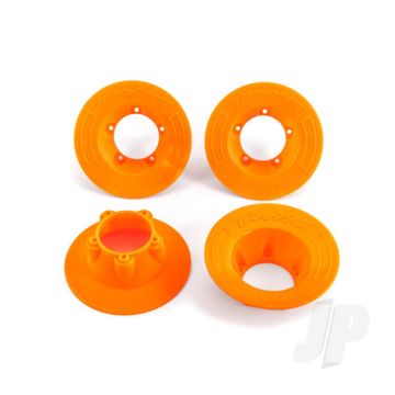 Traxxas Wheel Covers, Orange (4) (Fits #9572 Wheels) (TRX9569T)