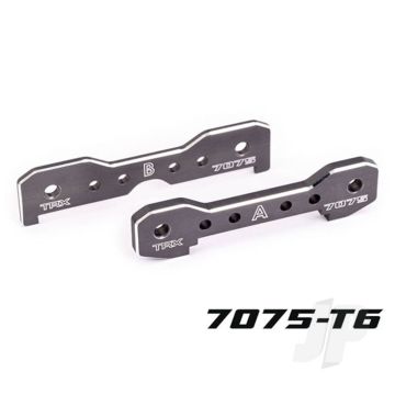 Traxxas Tie Bars, Front, 7075-T6 Aluminium (Dark Titanium-Anodised) (Fits Sledge) (TRX9629A)