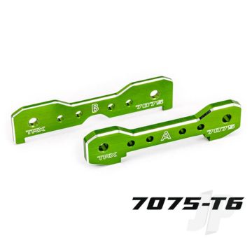 Traxxas Tie Bars, Front, 7075-T6 Aluminium (Green-Anodised) (Fits Sledge) (TRX9629G)
