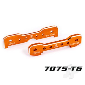 Traxxas Tie Bars, Front, 7075-T6 Aluminium (Orange-Anodised) (Fits Sledge) (TRX9629T)