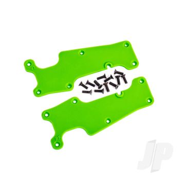 Traxxas Suspension Arm Covers, Green, Front (Left And Right) / 2.5X8 Ccs (12) (TRX9633G)