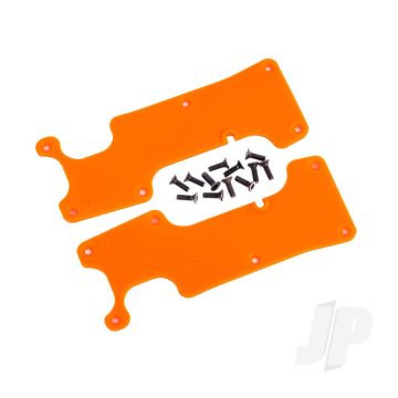 Traxxas Suspension Arm Covers, Orange, Rear (Left And Right) / 2.5X8 Ccs (12) (TRX9634T)