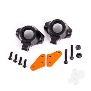 Traxxas Steering Block Arms (Aluminium, Orange-Anodised) (2) / Steering Blocks, Left & Right (TRX9637T)