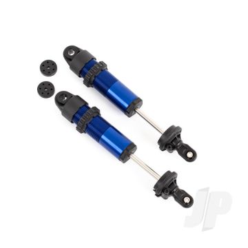 Traxxas Shocks, Gt-Maxx, Long, Aluminium (Blue-Anodised) (Fully Assembled W / O Springs) (2) (TRX9661)