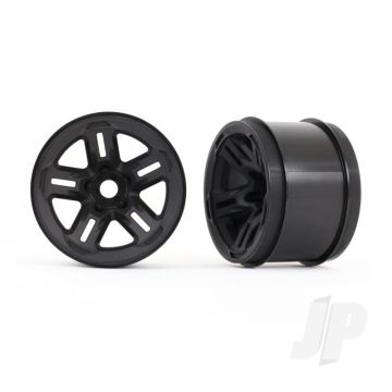 Traxxas Wheels, 3.8In (Black) (2) (17Mm Splined) (TRX9671)
