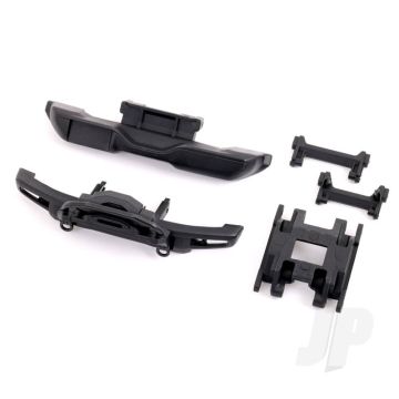 Traxxas Front Bumper With Winch/ Rear Bumper/ Bumper Mounts, Front & Rear/ Centre Skidplate (For Bronco) (TRX9735A)
