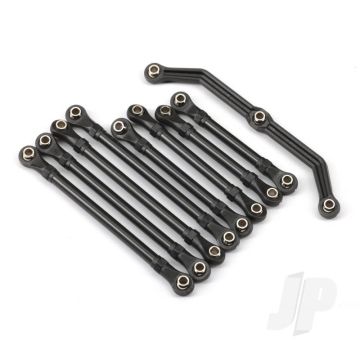 Traxxas Suspension Link Set, Complete (Front & Rear) (Includes Steering Link (1), Front Lower Links (2), Front Upper Links (2), Rear Lower Links (4)) (Assembled With Rod Ends And Hollow Balls) (TRX9742R)