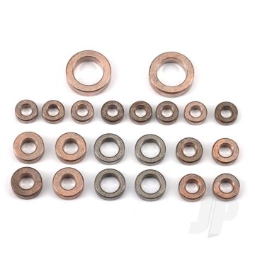 Traxxas Bushing Set, Complete (3X6X2.5Mm (8), 5X8X2.5Mm (4), 4X8X3Mm (4), 8X12X3.5Mm (2), 3.5X7X2.5Mm (4)) (TRX9745)