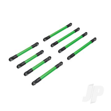 Traxxas Suspension Link Set, 6061-T6 Aluminium (Green-Anodised) (Includes 5X53Mm Front Lower Links (2), 5X46Mm Front Upper Links (2), 5X68Mm Rear Lower Or Upper Links (4)) (TRX9749-GRN)