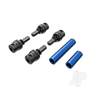 Traxxas Driveshafts, Centre, Male (Metal) (4)/ Driveshafts, Centre, Female, Aluminium 6061-T6 (Blue-Anodised) (Front & Rear) (TRX9751-BLUE)