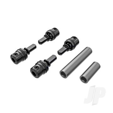 Traxxas Driveshafts, Centre, Male (Steel) (4)/ Driveshafts, Centre, Female, 6061-T6 Aluminium (Dark Titanium-Anodised) (Front & Rear)/ 1.6X7Mm Bcs (With Threadlock) (4) (TRX9751-GRAY)