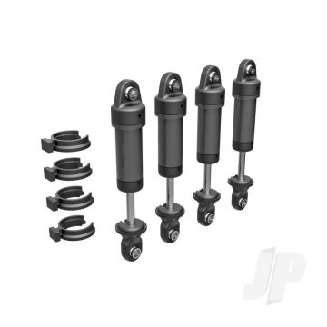 Traxxas Shocks, Gtm, 6061-T6 Aluminium (Dark Titanium-Anodised) (Fully Assembled W/O Springs) (4) (TRX9764-GRAY)