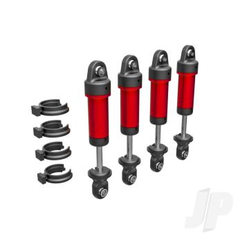 Traxxas Shocks, Gtm, 6061-T6 Aluminium (Red-Anodised) (Fully Assembled W/O Springs) (4) (TRX9764-RED)