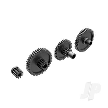 Traxxas Gear Set, Transmission, Low Range (Crawl) (40.3:1 Reduction Ratio)/ Pinion Gear, 11-Tooth (TRX9776R)