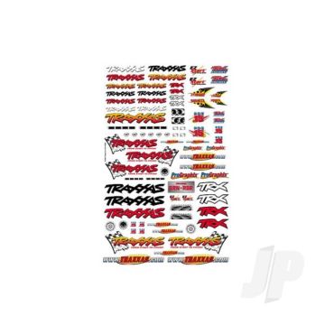 Traxxas Official Team Traxxas Racing Decal Set (Flag Logo / 6-Colour) (TRX9950)