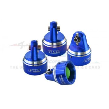 GPM Racing Traxxas X-Maxx, XRT Aluminium 6061-T6 Damper Top Cap 4pcs Blue (TXMDP/CAP-B)