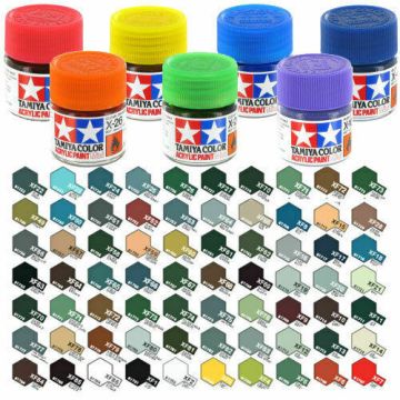 Tamiya Acrylic X and XF Paints 10ml - Full Range