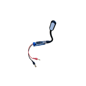 Arrowmax Portable LED Light With Voltmeter Display