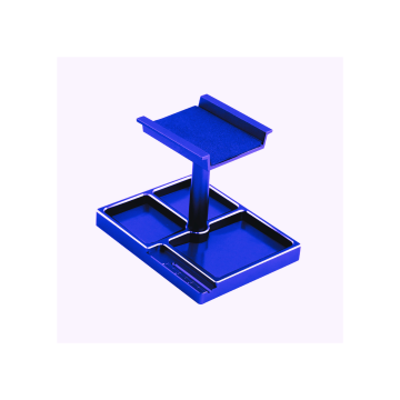 SC Models Aluminium Maintenance Stand 1:24, 1:18, 1:16th Vehicles - Blue (SCDTT24001C)