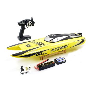 Volantex Racent Atomic 70Cm Brushless Racing Boat (ARTR) (Yellow)