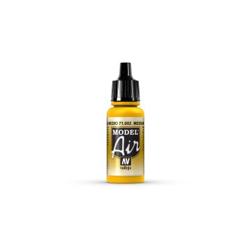 AV Vallejo Model Air 17ml - Medium Yellow (VAL002)