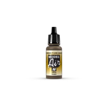 AV Vallejo Model Air 17ml - Camouflage Medium Brown (VAL038)