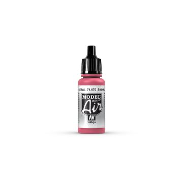 AV Vallejo Model Air 17ml - Signal Red (Metallic) (VAL070)