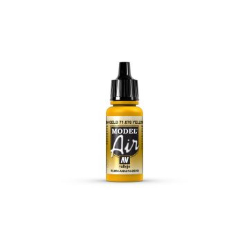 AV Vallejo Model Air 17ml - Yellow (RLM04) (VAL078)