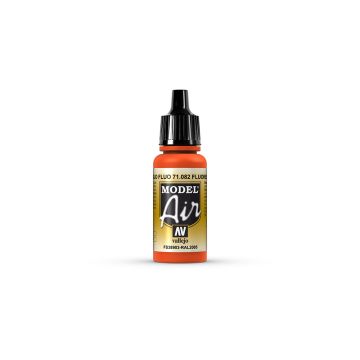 AV Vallejo Model Air 17ml - Fluorescent Red (VAL082)