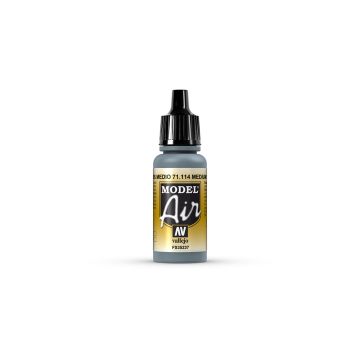 AV Vallejo Model Air 17ml - Medium Grey (VAL114)