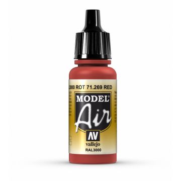 AV Vallejo Model Air 17ml - Red (VAL71269)